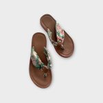 Mintás női papucs - 38