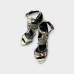 Arany színű női szandál - 40