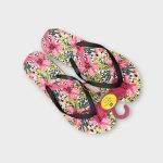 Primark virágos női papucs - 38 (ÚJ)