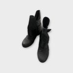 Bélélt bőr bokacsizma - 36 (ÚJ)