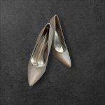 Ezüst színű női cipő - 38 (ÚJ)