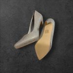 Ezüst színű női cipő - 38 (ÚJ)