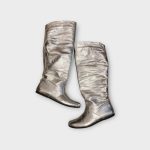 Ezüst színű csizma - 35
