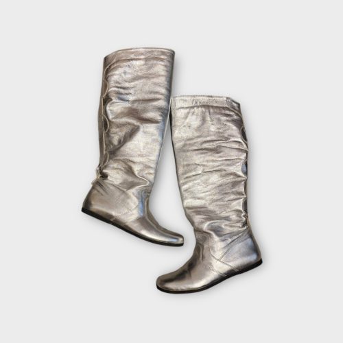 Ezüst színű csizma - 35