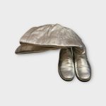 Ezüst színű csizma - 35