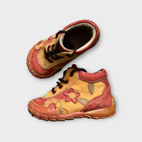 Virágos kislány bőrcipő - 21