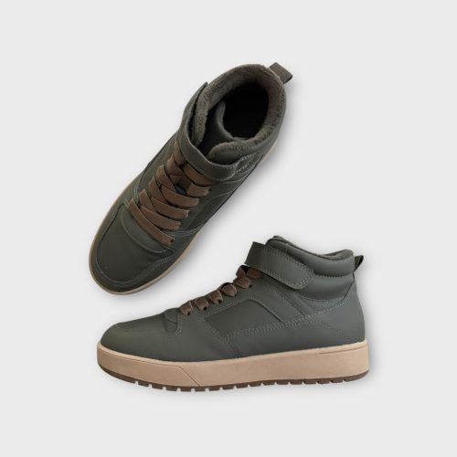 H&M khaki zöld bundás cipő - 39