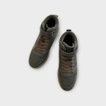 H&M khaki zöld bundás cipő - 39