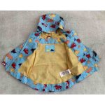 Színes dino mintás fiú széldzseki - 74