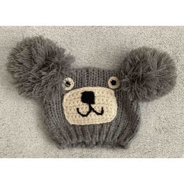F&F kötött macis sapka - 62