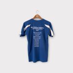 Feliratos férfi sport póló - S