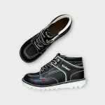 Kickers fiú bőr bakancs - 38 (ÚJ)