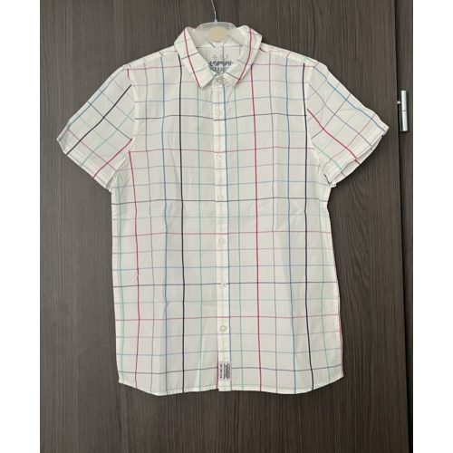 F&F kockás fiú ing - 158 (ÚJ)