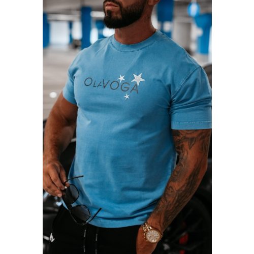 Olavoga 'Galaxy' férfi póló - L (ÚJ)