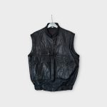 Férfi bőrmellény - L