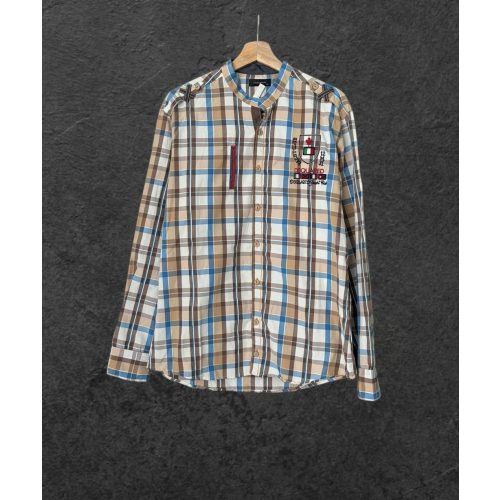 Kockás férfi ing - L