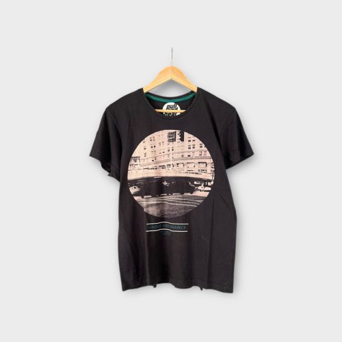 Pull&Bear mintás férfi póló - L