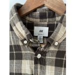 H&M kockás férfi flanel ing - M