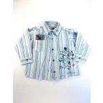 Koponyás csíkos ing