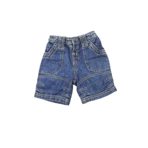 Fehér-cérnás farmer short