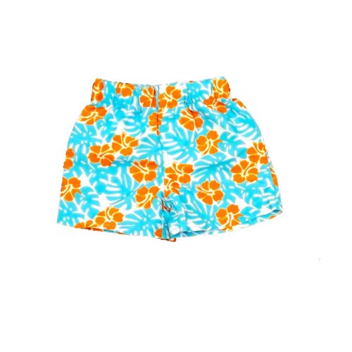 Kék-narancs Hawaii short