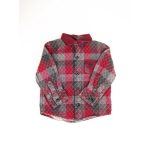 Bordó-szürke kockás ing