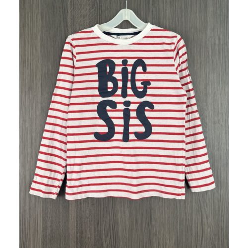 H&M csíkos lányka felső - 122