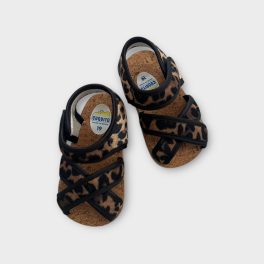 Cuquito leopárdmintás kocsiszandál - 19 (ÚJ)