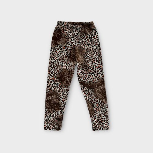 Leopárdmintás kislány leggings - 116