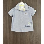 Baby Club csíkos kisfiú ing - 80