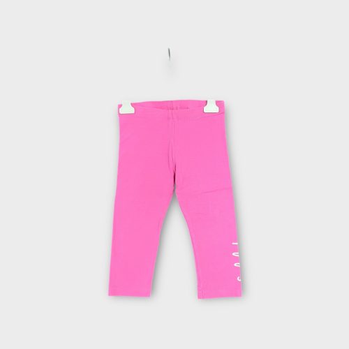 Rózsaszín kislány capri leggings - 128