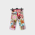 Be By Blue Cat színes lányka nadrág - 116 (ÚJ)