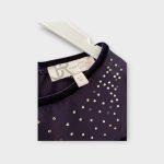 Mary Lebone London lányka bársony ruha - 122