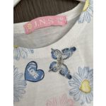 Virágos kislány ruha - 74-80