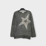 H&M flitteres lányka pulóver - 146-152