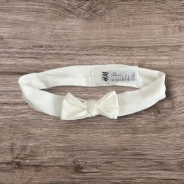 H&M fehér kislány fejpánt - 92 (Új)