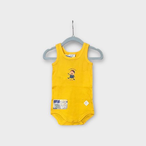 Schiesser sárga body - 74 (ÚJ)