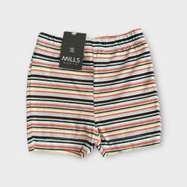 Mills csíkos kisfiú rövidnadrág - 74 (ÚJ)
