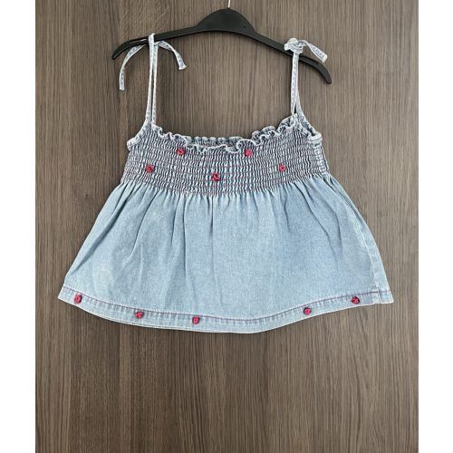 Lányka farmer top - 134
