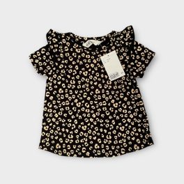 H&M leopárdmintás kislány felső - 92 (ÚJ)