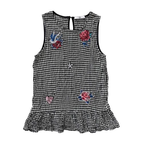 M&S kockás lányka blúz - 164 (ÚJ)