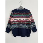 F&F kisfiú karácsonyi pulóver - 98