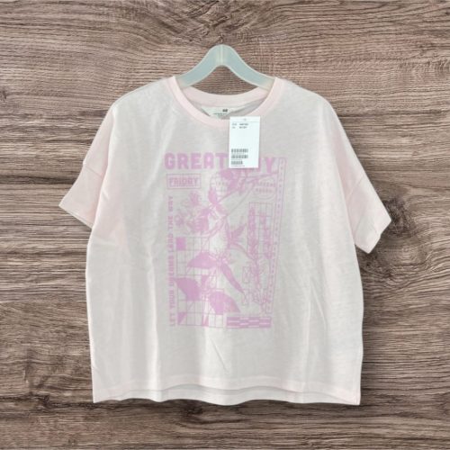 H&M mintás lányka póló - 146-152 (ÚJ)