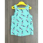 Here+There papagájos lányka top - 122-128