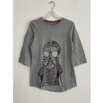 F&F mintás lányka felső - 140