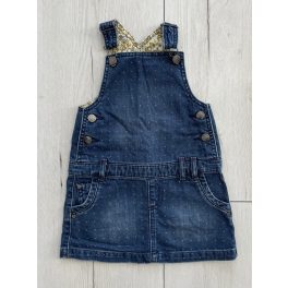 Indigo kislány farmerruha - 98