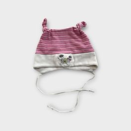 Csíkos kislány sapka - 48
