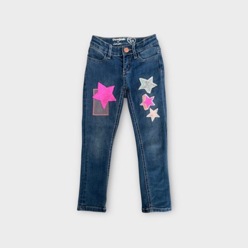 Desigual flitteres kislány farmernadrág - 104