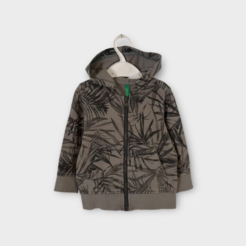 UC of Benetton pálmafás kapucnis pulóver - 80