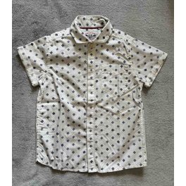 Next mintás fehér ing - 98